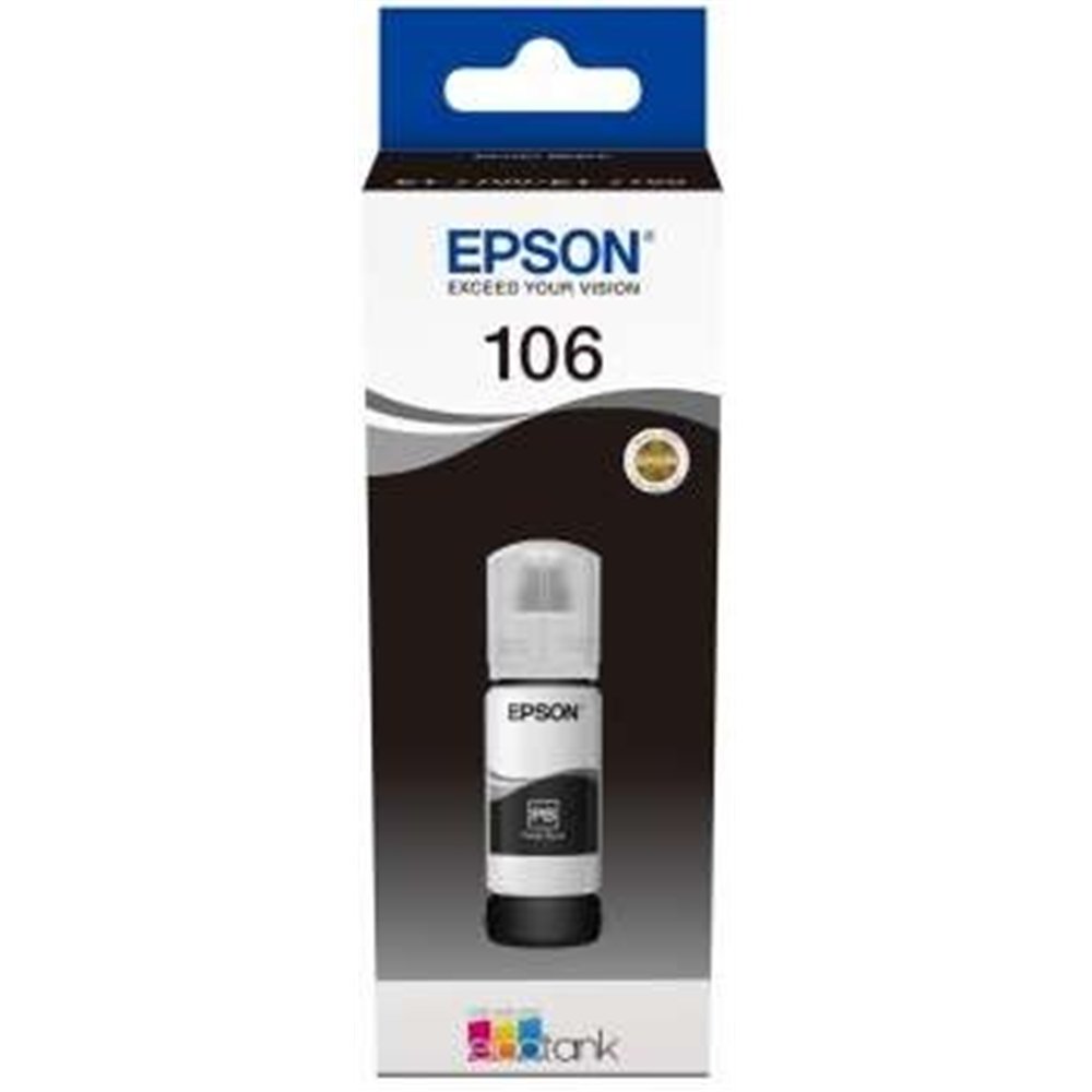 tinta epson 7700/7750 bote 106 black photo ecotank bottle c13t00r140