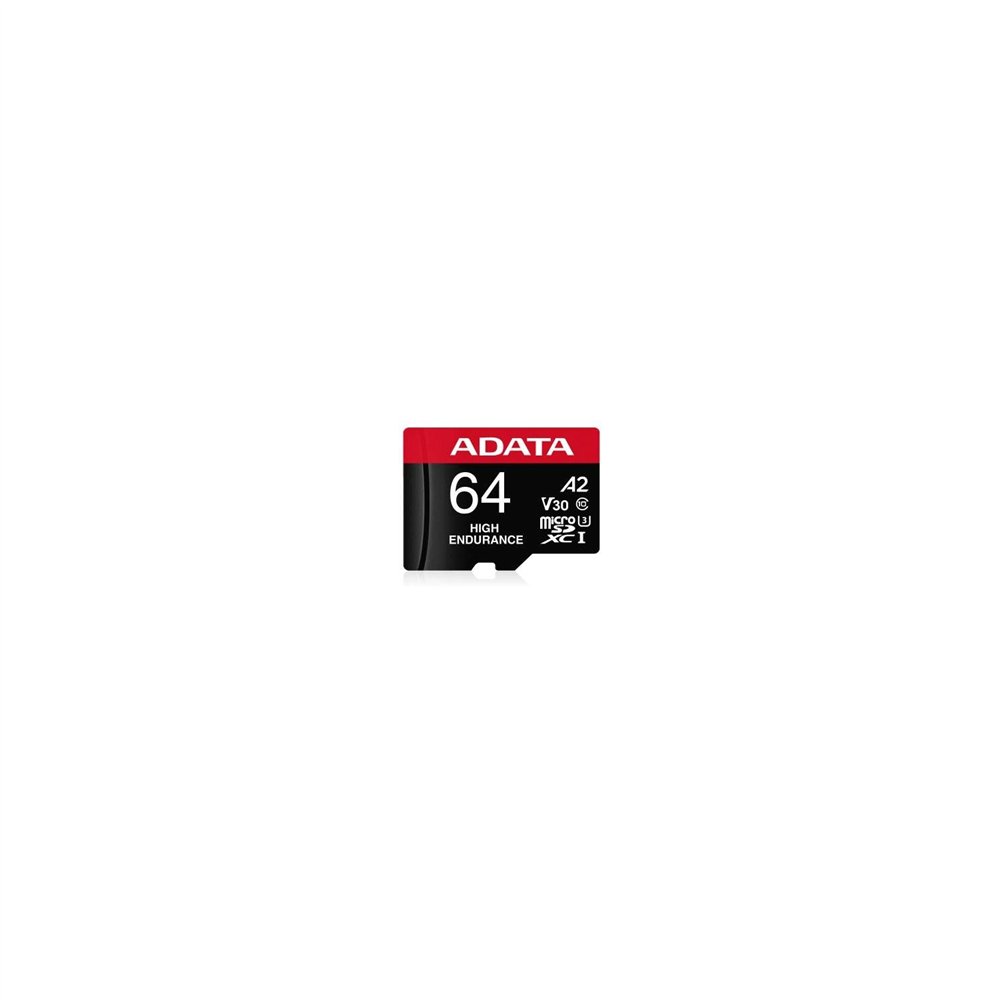 microsd adata 64gb cl10 uhs-i u3 v30s 100/70mbps + adaptador sd