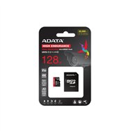 microsd adata 128gb cl10 uhs-i u3 v30s 100/80mbps + adaptador sd