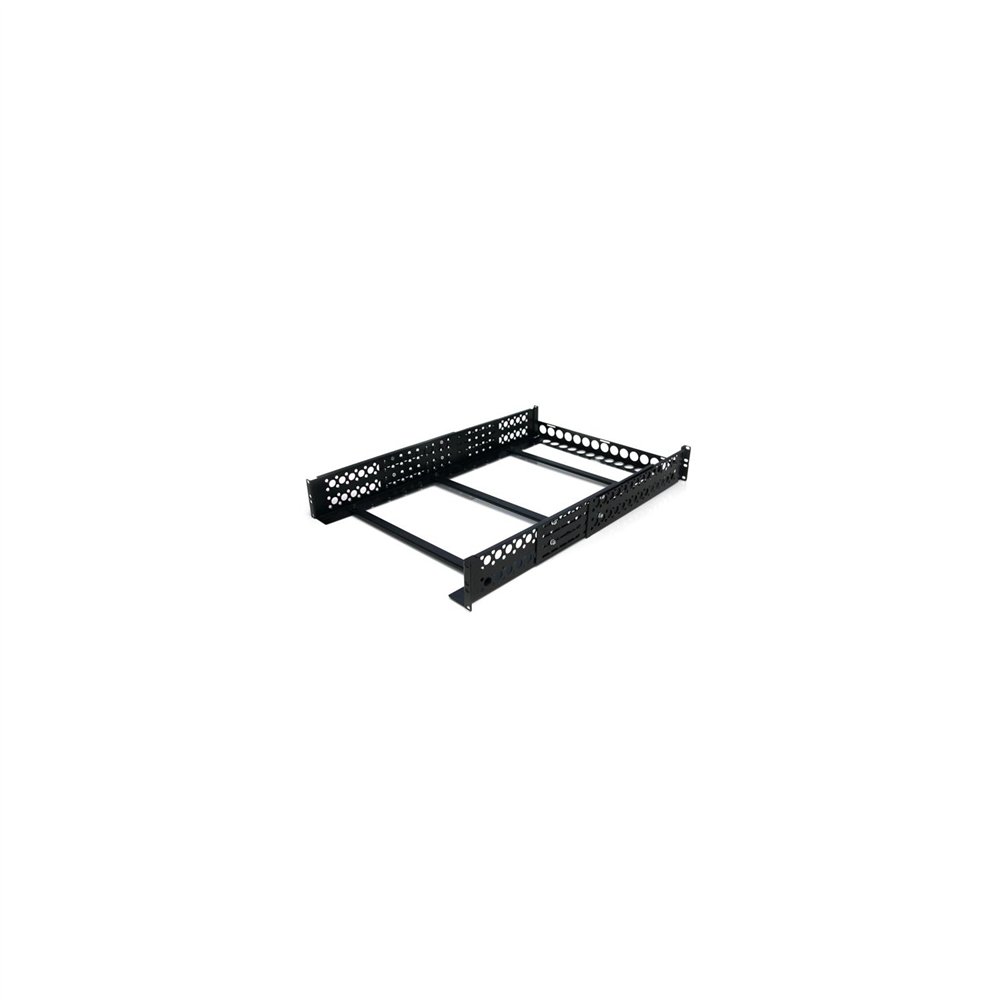 startech.com rieles universales fijos de profundidad ajustable para rack de servidores 19