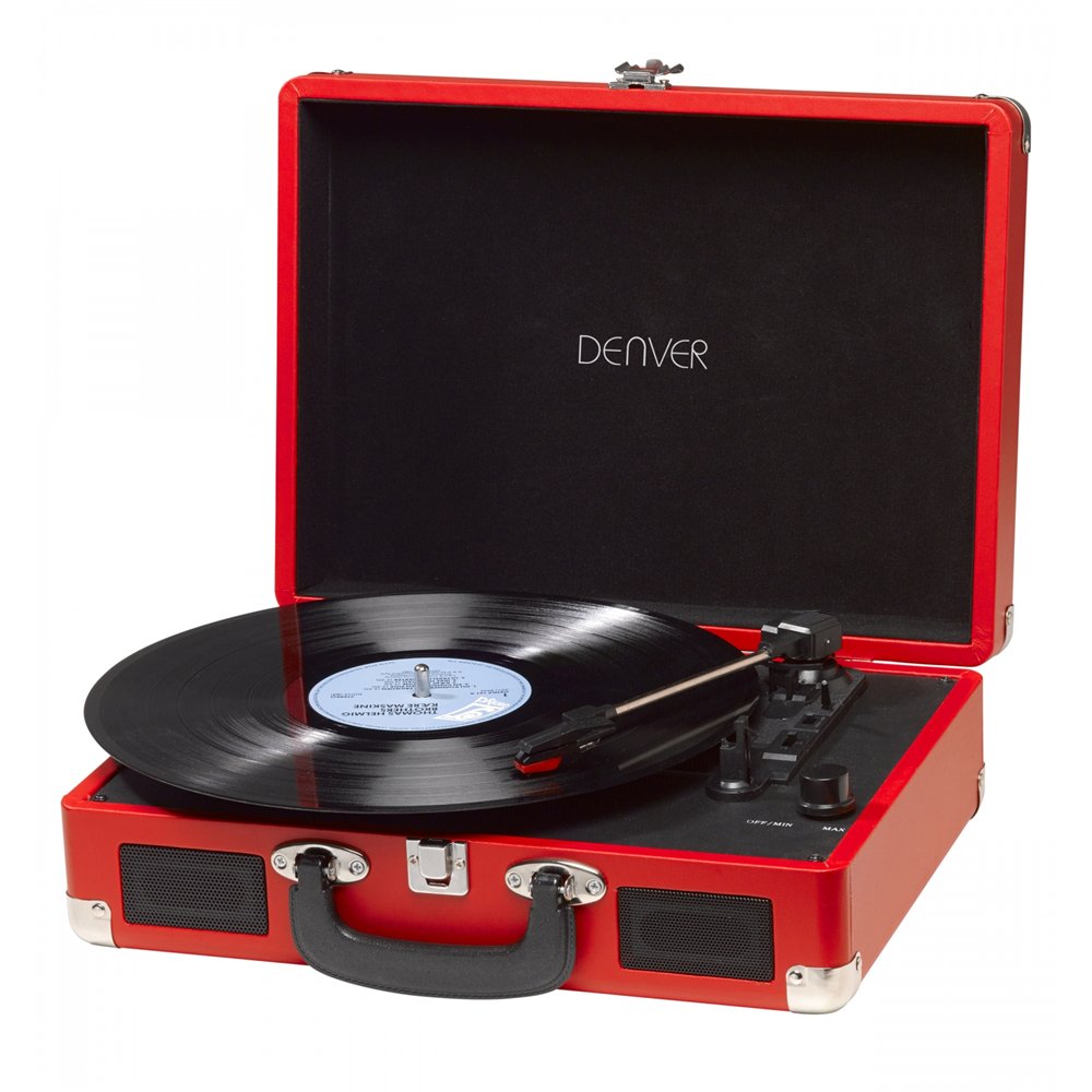 giradisco denver usb 2.0 rca brazo recto rojo vpl-120red