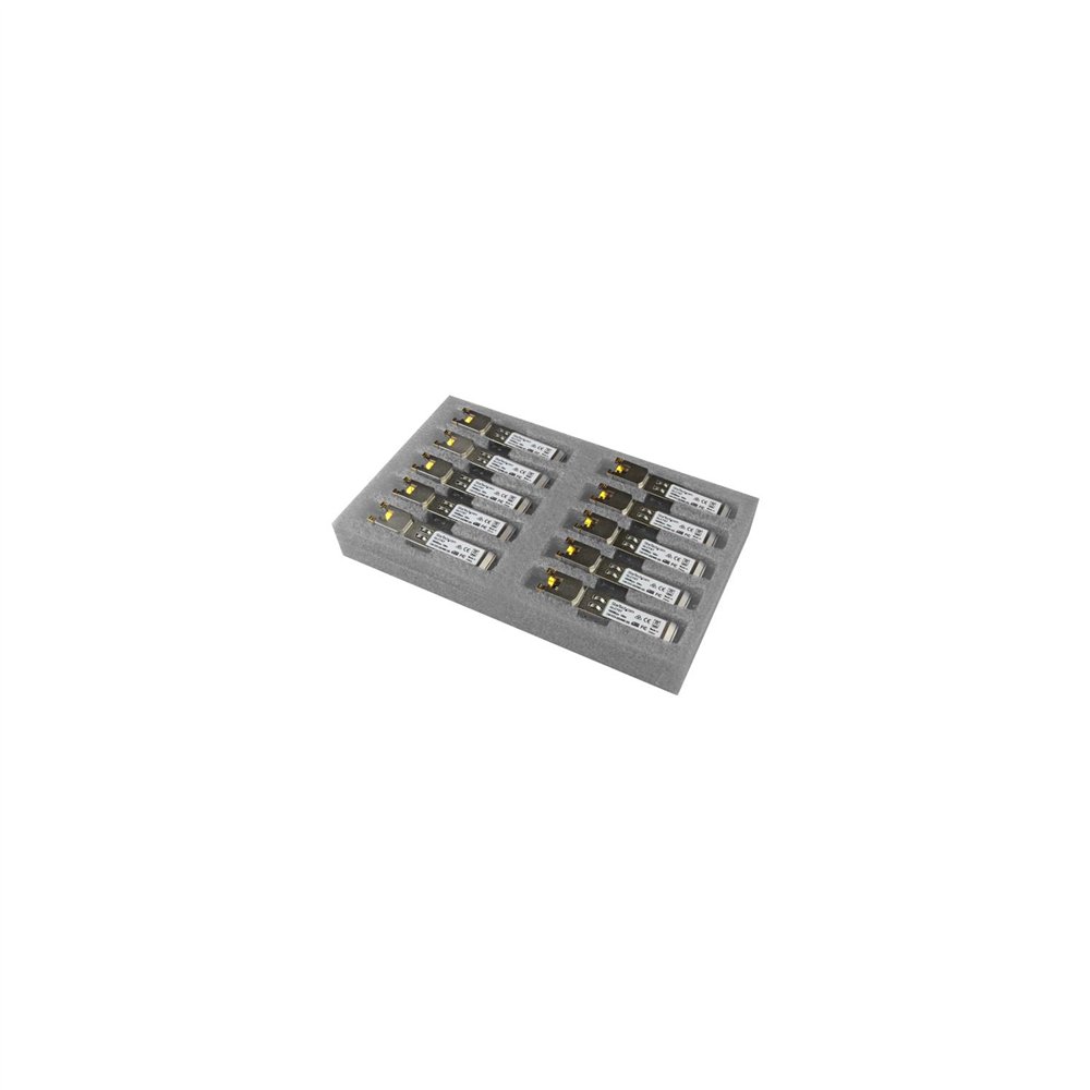 startech.com módulo transceptor sfp compatible con cisco glc-t - 1000base-t - paquete de 10