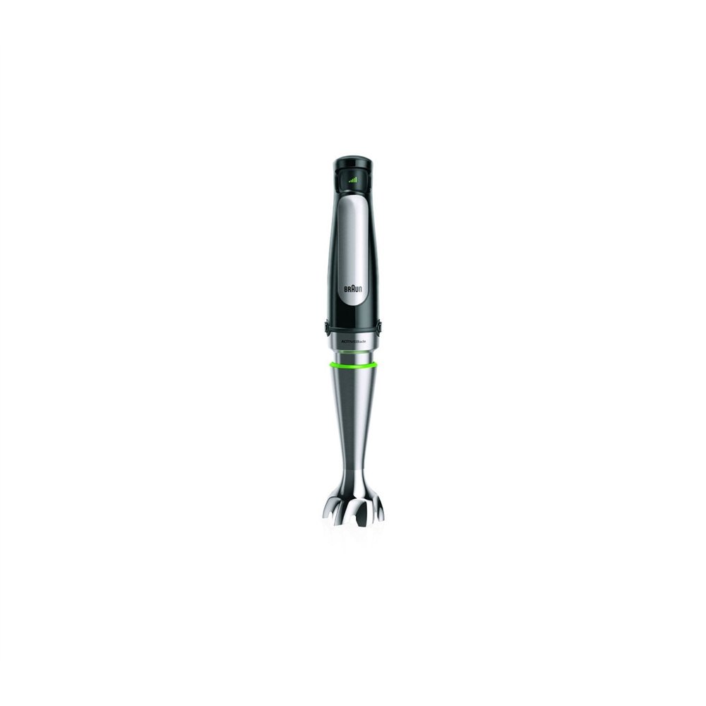 braun mq batidora de inmersión 1000 w 0,6 l negro, acero satinado