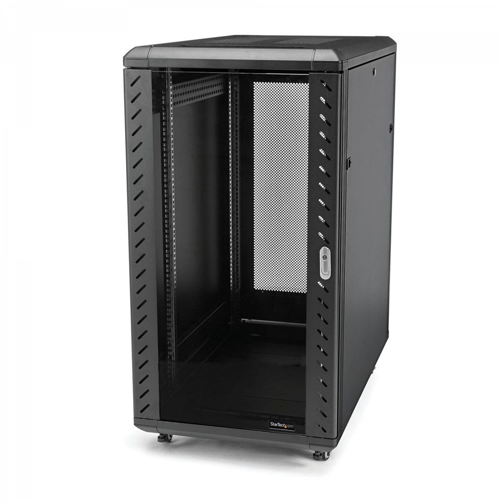 startech.com rack vertical 32u y 19 pulgadas - de profundidad ajustable de 6 a 32" - de empaque plano - armario rack de 4 column