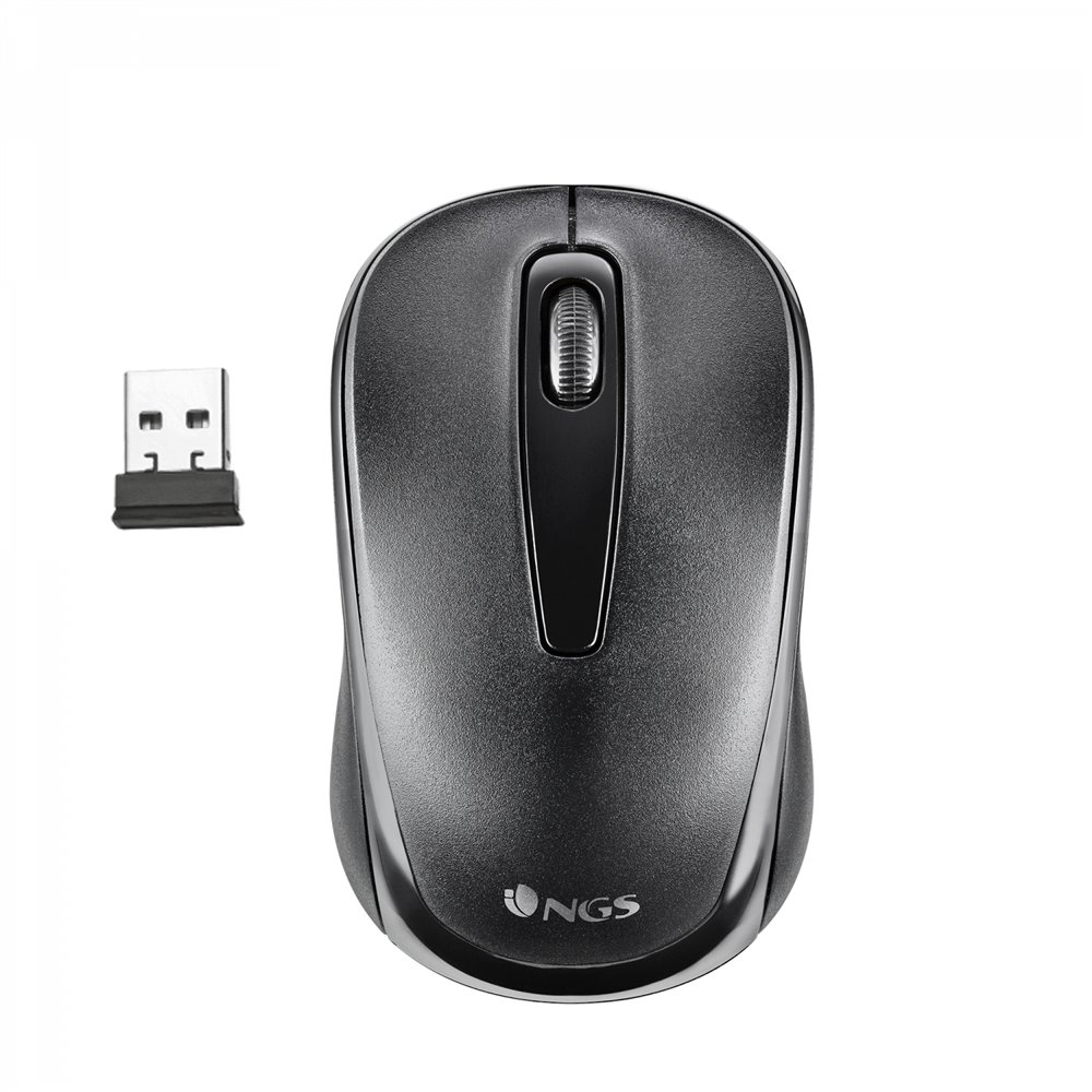 ngs easy gamma ratón ambidextro rf inalámbrico í“ptico 1200 dpi
