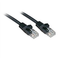 lindy rj45/rj45 cat6 2m cable de red negro u/utp (utp)
