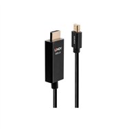 lindy 40923 adaptador de cable de ví­deo 3 m mini displayport hdmi tipo a (estándar) negro