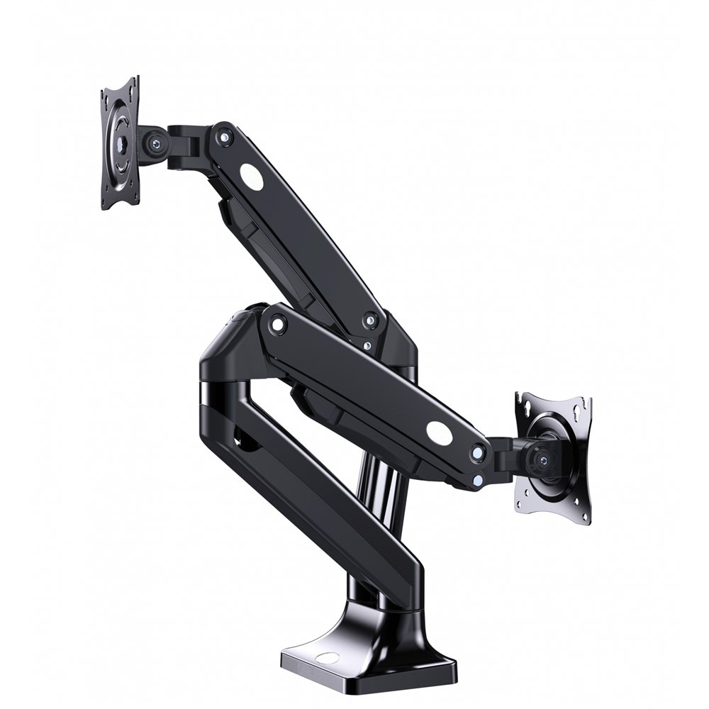 gembird ma-da2-03 soporte para monitor 88,9 cm (35") negro escritorio