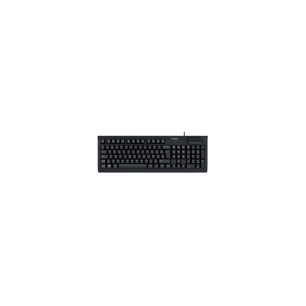 nilox teclado con lector dni-e y smartcard- layout español