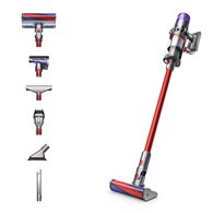 dyson v11 fluffy aspiradora de mano níquel, rojo sin bolsa