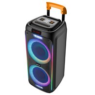 denver tsp-456 altavoz para fiestas negro 60 w
