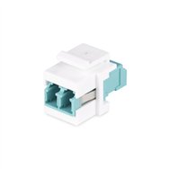 startech.com dmfkslclccoupler adaptador de fibra óptica lc 1 pieza(s) blanco