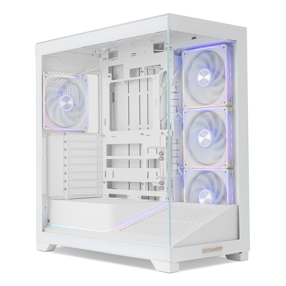 nox hummer blade, torre atx, argb, ultra airflow, blanco