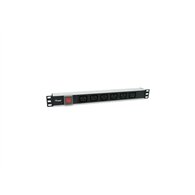 equip 333319 unidad de distribución de energía (pdu) 6 salidas ac 1u negro