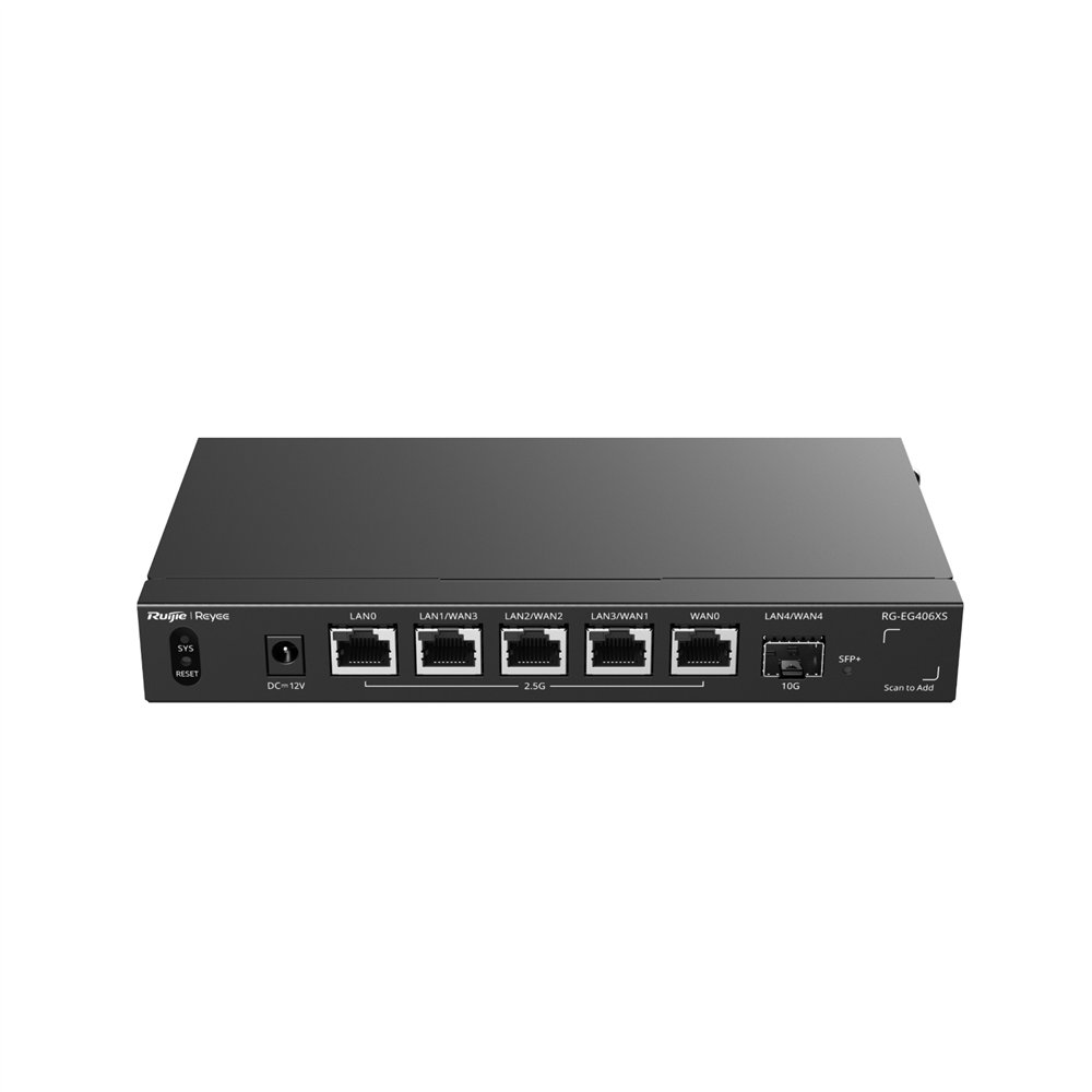 ruijie networks rg-eg406xs router 2.5 gigabit ethernet, 10 gigabit ethernet negro