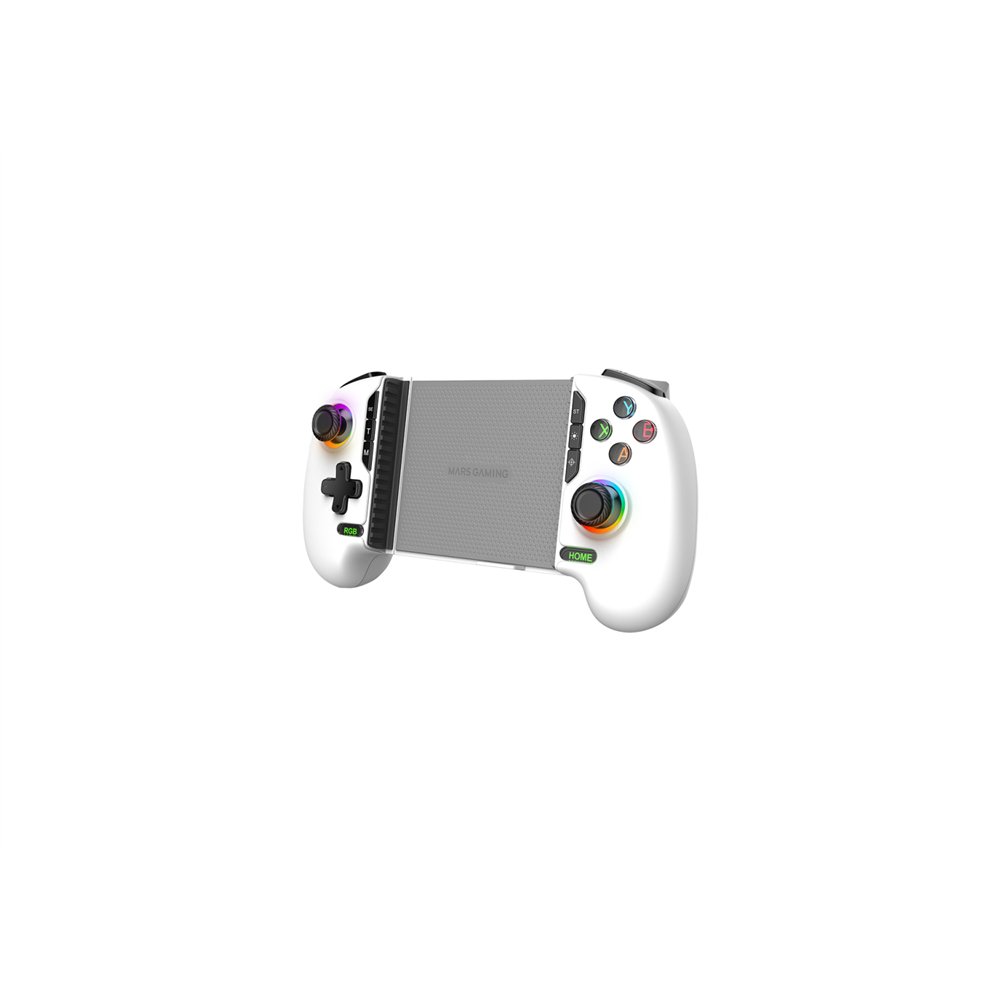 mars gaming mgpxpro blanco bluetooth/usb gamepad analógico/digital android, pc, playstation 4, nintendo switch 2