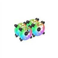 mars gaming mf-4a carcasa del ordenador ventilador 12 cm negro 4 pieza(s)
