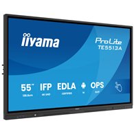 iiyama te5513a-b2ag pantalla de señalización panel plano interactivo 138,7 cm (54.6") wifi 500 cd / m² 4k ultra hd negro pantall