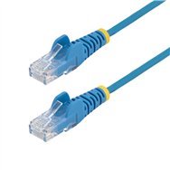 startech.com n6pat25cmbls cable de red azul 0,25 m cat6 u/utp (utp)