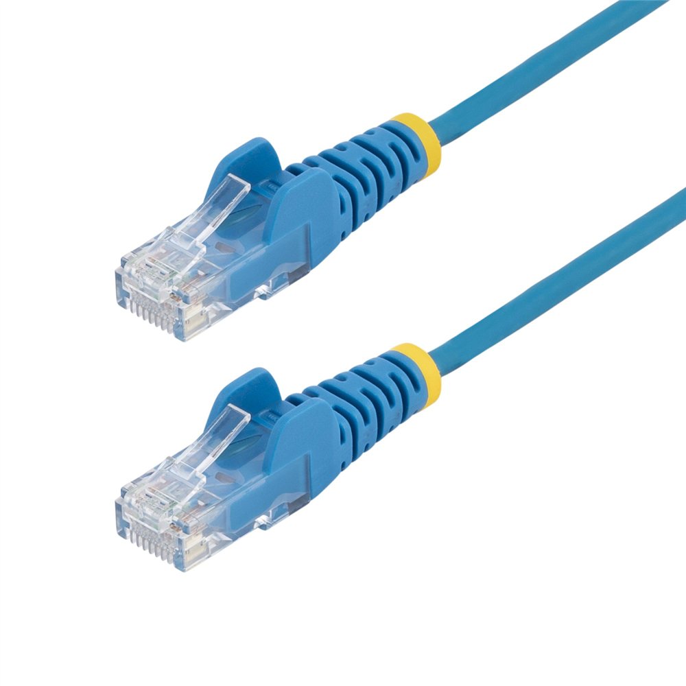 startech.com n6pat25cmbls cable de red azul 0,25 m cat6 u/utp (utp)