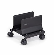 startech.com carrito para caja torre de ordenador - carrito con ruedas para cpu - soporte ajustable para cpu - de acero - carga 
