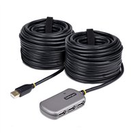 startech.com hub extensor usb - concentrador usb con cable de extensión de 24m - cable alargador usb con ladrón usb - repetidor 