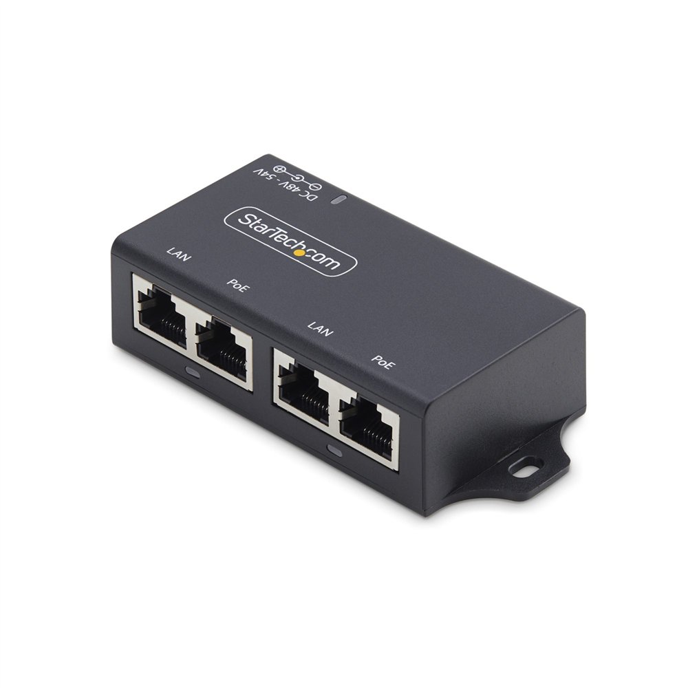 startech.com af221ce-poe-injector adaptador e inyector de poe gigabit ethernet, ethernet rápido