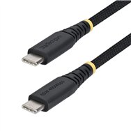 startech.com cable de carga usb-c trenzado de 1m - cable cargador usb tipo c para portátil - cable resistente para carga de disp
