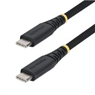 startech.com cable de carga usb-c trenzado de 2m - cable cargador usb tipo c para portátil - cable resistente para carga de disp