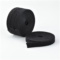 startech.com paquete de 4 bobinas de 4,6m de bridas de gancho y bucle - 1,27cm de ancho - color negro - bridas reutilizables - b