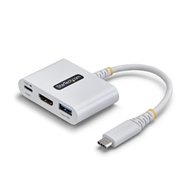 startech.com dock hub multipuertos usb tipo c a hdmi - adaptador multipuertos usb-c a hdmi - carga de 140w - hub ladrón usb de 5