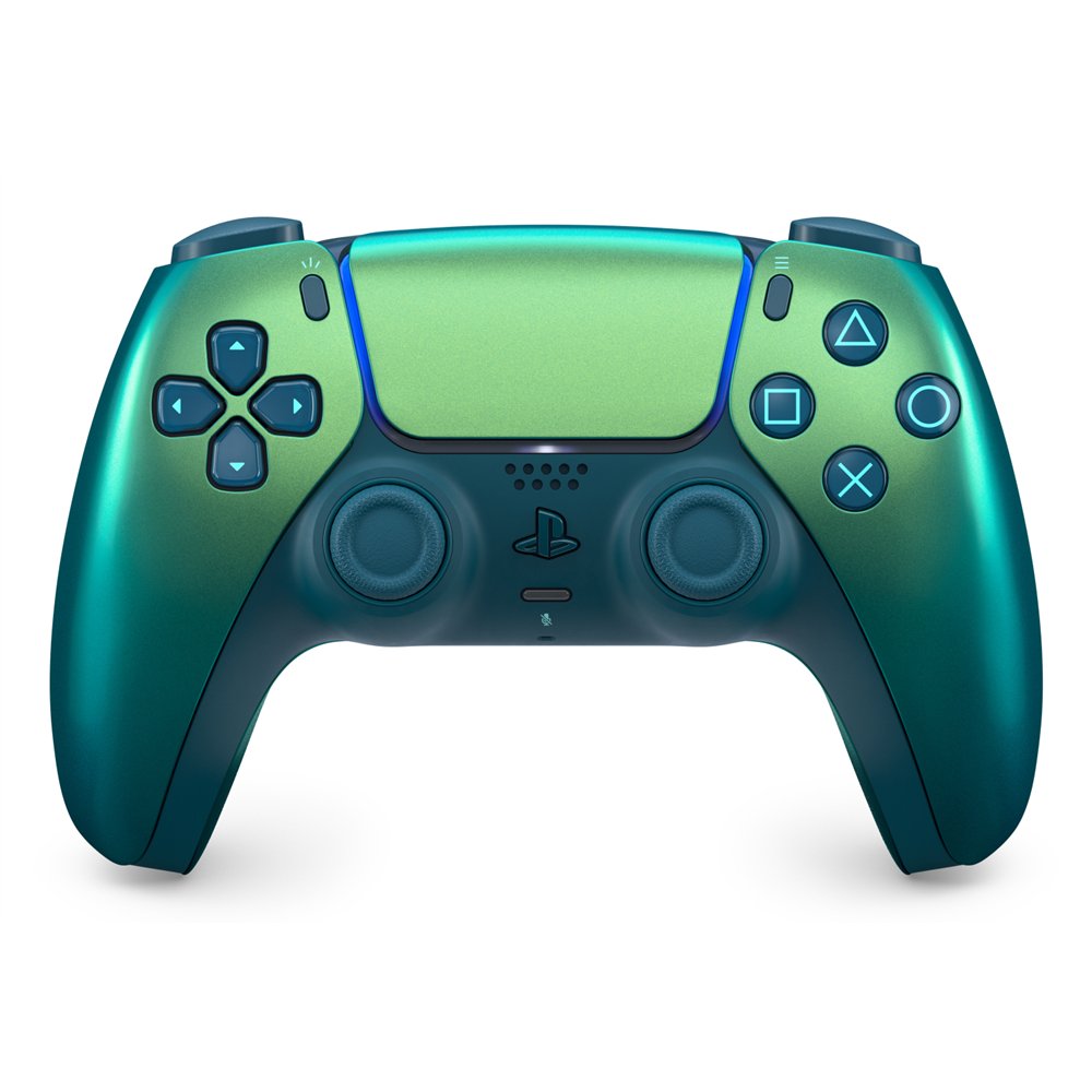 sony dualsense verde azulado bluetooth/usb gamepad analógico/digital playstation 5, android, mac, pc, ios