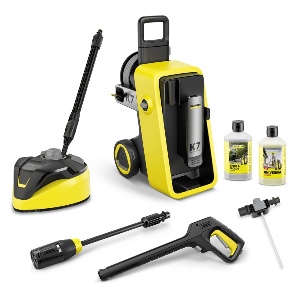 kärcher k 7 comfort premium home limpiadora de alta presión o hidrolimpiadora vertical 600 l/h 3000 w amarillo