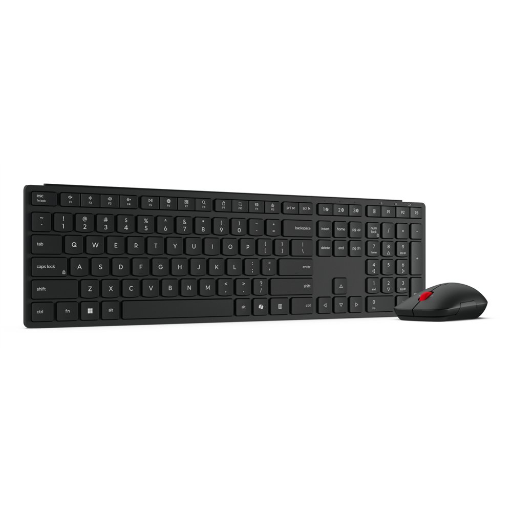 lenovo 4x31s04841 teclado ratón incluido hogar / oficina rf wireless + bluetooth español negro