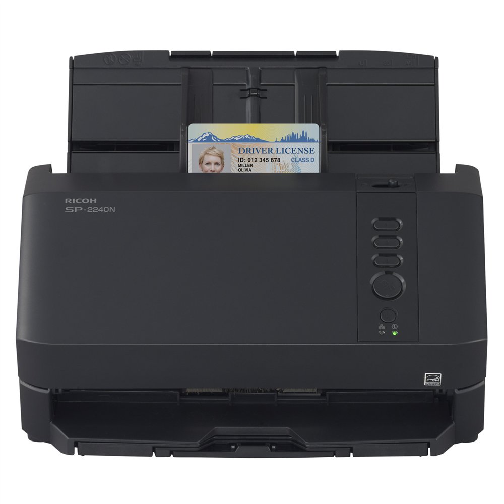 ricoh sp-2240n escáner con alimentador automático de documentos (adf) 600 x 600 dpi a4 negro