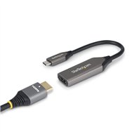 startech.com adaptador usb-c a hdmi - usb tipo c - 8k60hz/4k120hz - compatible con thunderbolt/usb4 - conversor usb c a hdmi 2.1