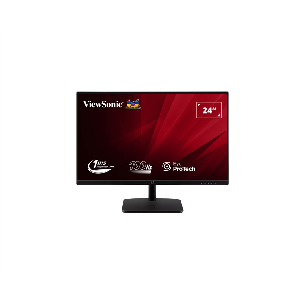 viewsonic va2432-h-2 pantalla para pc 61 cm (24") 1920 x 1080 pixeles full hd led negro