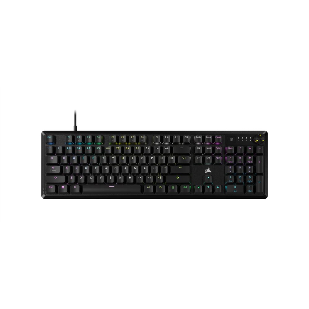 corsair k70 core teclado juego usb qwerty portugués negro