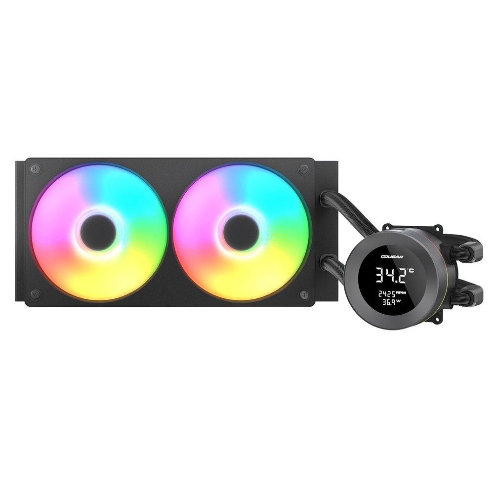 cougar cgr-psdvargb-b-240 procesador sistema de refrigeración líquida todo en uno 12 cm negro