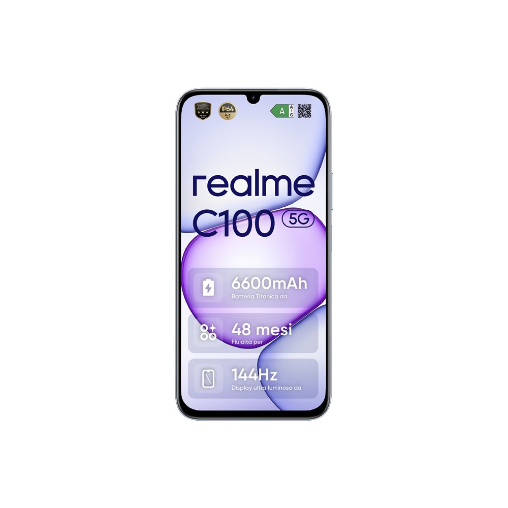 realme c100 5g 4/256gb púrpura smartphone