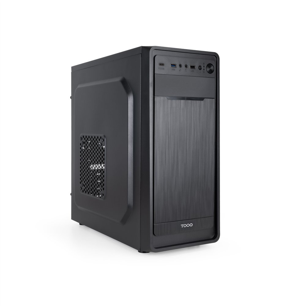 tooq caja semitorre atx “prisma ultra” negra