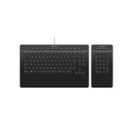 3dconnexion keyboard pro with numpad teclado oficina usb + rf wireless + bluetooth qwerty internacional de ee.uu. negro