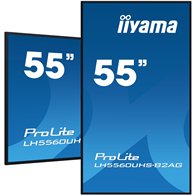 iiyama lh5560uhs-b2ag pantalla de señalización pizarra de caballete digital 138,7 cm (54.6") led wifi 500 cd / m² 4k ultra hd ne