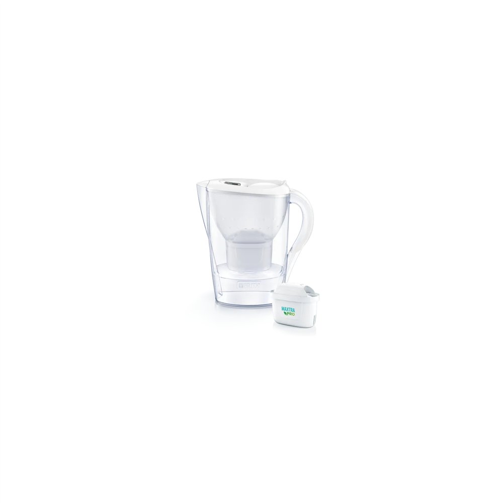 brita marella filtro para depósito de agua 2,4 l transparente, blanco