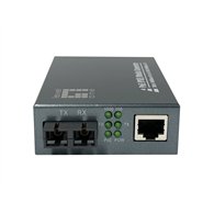 levelone gvt-2014 convertidor de medio 1000 mbit/s 1310 nm monomodo gris