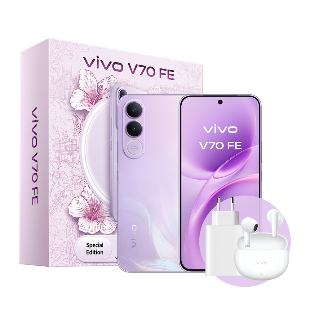 vivo v70 fe 5g 8/512gb púrpura + bud
