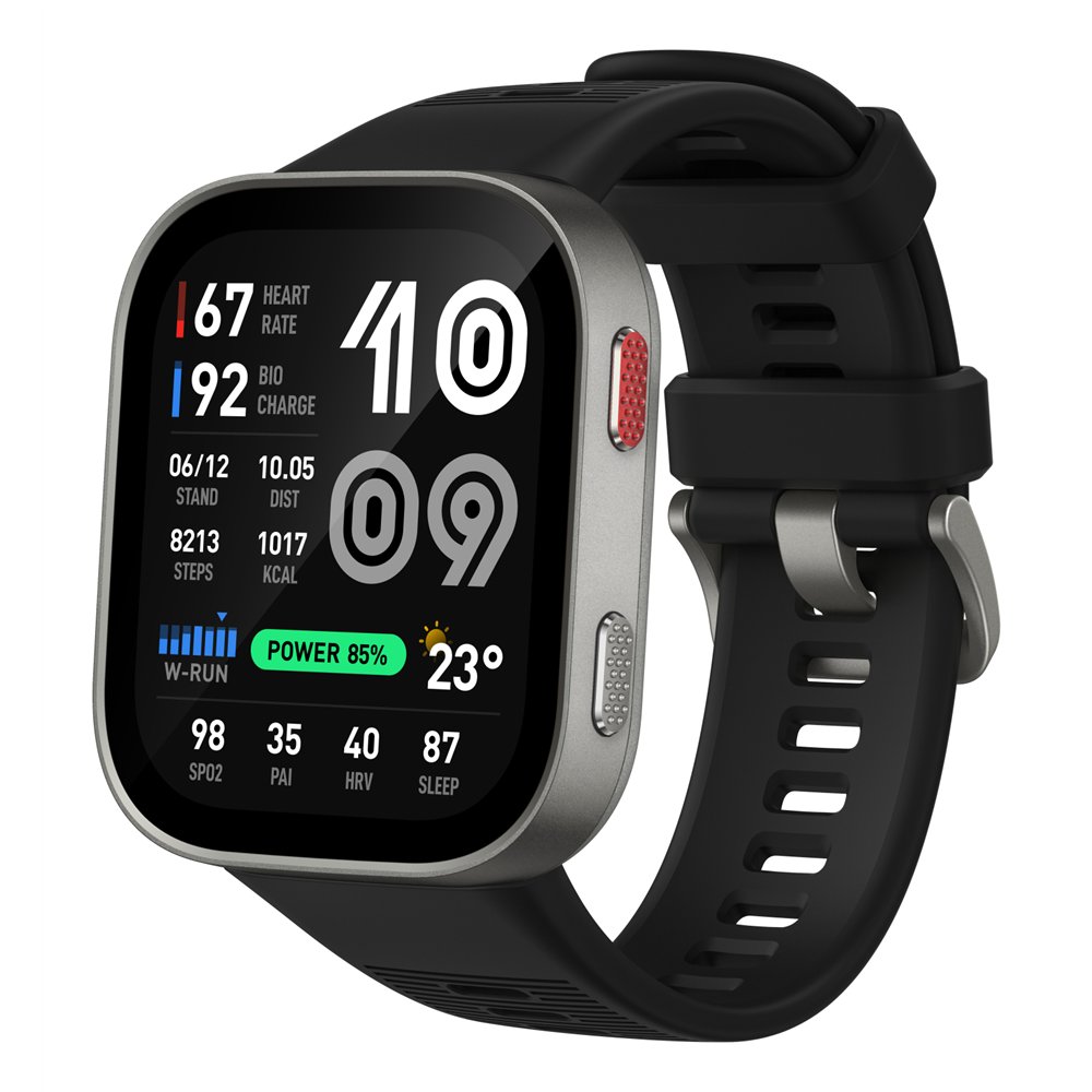 amazfit bip max 5,26 cm (2.07") amoled digital 432 x 514 pixeles pantalla táctil plata wifi gps (satélite)