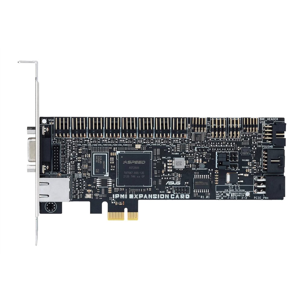 asus ipmi expansion card-si tarjeta y adaptador de interfaz interno rj-45, vga
