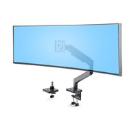 startech.com soporte vesa de sobremesa para monitor curvo de 49" ultraancho 32:9 - brazo vesa para monitor con grommet/mordaza -