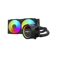 fsp ae24-b procesador sistema de refrigeración líquida todo en uno negro argb